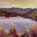 <b>Daybreak, Whiskeytown Lake SOLD</b>
oil, 12" x 12"