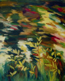 Reflections and Beach Willows - SOLD,  oil, 20 x 16