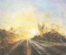 Aldringham Sunrise 2011 (oil on linen) 300x250mm SOLD