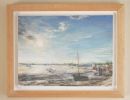'Leigh on Sea' framed oil painting 42 x 30 cm