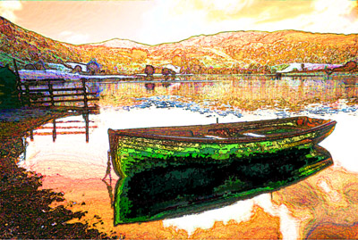 Watlendath rowing boat
