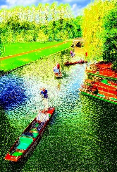 Summer punting on the Cam