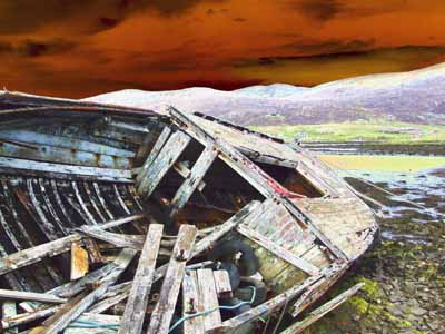95 Leverburgh boat wreck