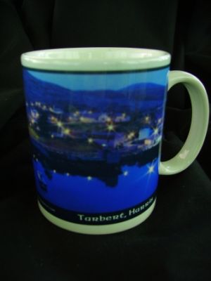 Tarbert harbour before daybreak