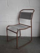 Bruno Pollack chair with grey canvas, £50