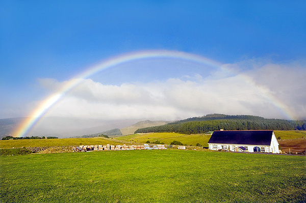 Rainbow over the Mourne Mountains