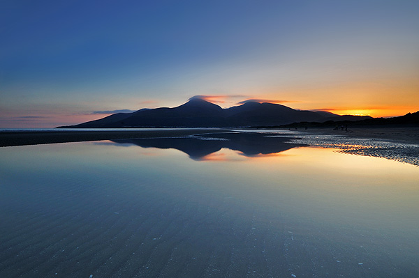 Reflections of a Mountain Sunset