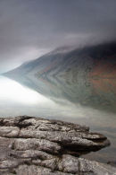 Patterns in the mist on Wast Water