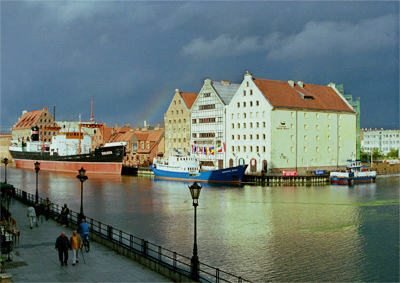 Stormy light in Gdansk
