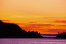 Coucher de soleil au Cap Caribou - Parc national du Bic, Québec