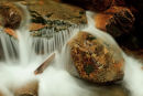 Rocher dans le canyon du Flume