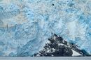 Kayakiste devant le glacier Aialik