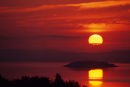 Lever de soleil sur l'île Ronde 1 - Île Verte, Québec