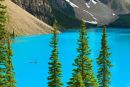 Canot sur le Lac Moraine