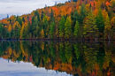 Miroir d'automne à la brunante