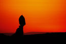 Balanced Rock au coucher du soleil 2 - Arches NP, Utah 