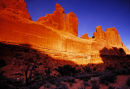 Park Avenue au coucher de soleil - Arches National Park, Utah
