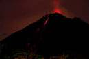 Coulée de lave au volcan Arenal 1