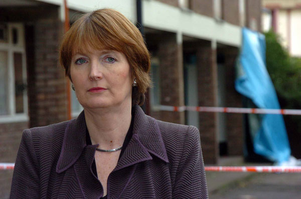 Harriet Harman gang murder site visit