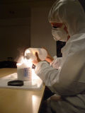 Controlled experiment relating to dust inhalation