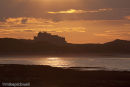 Bamburgh Castle from Seahouses Harbour