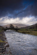 Blencathra and Sosgill Bridge from St John's in the Vale, Cumbria