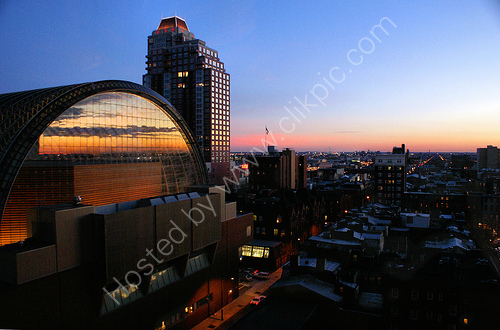 Kimmel Center and Sky Fire