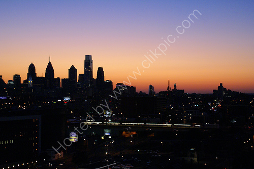 Philadelphia evening colors 