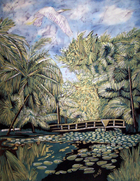 Lily Pond at Caribbean Gardens