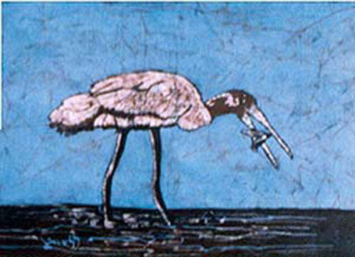 Woodstork Fishing