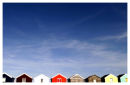 huts in sun