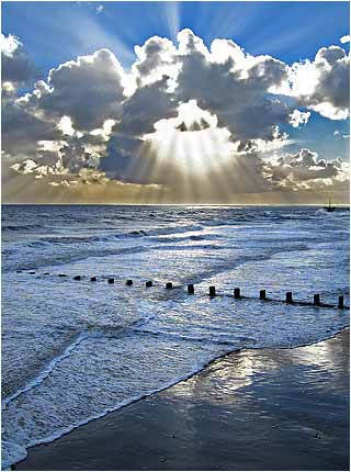 Out to sea