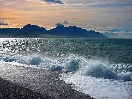 Surf at Kaikoura