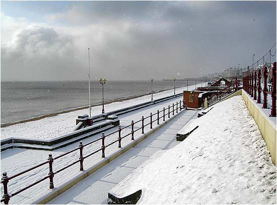 Snow on the prom