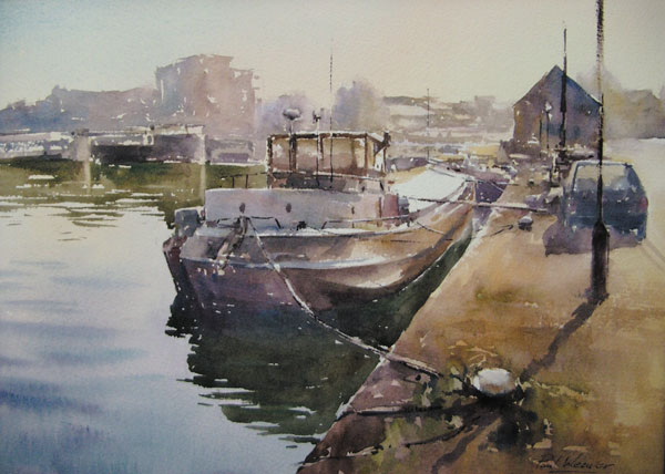 Morning Light, Bristol Harbour
