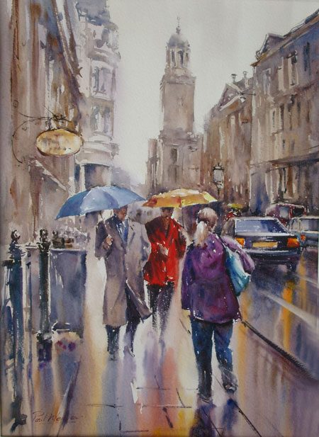 Rainy Day, Corn Street. SOLD