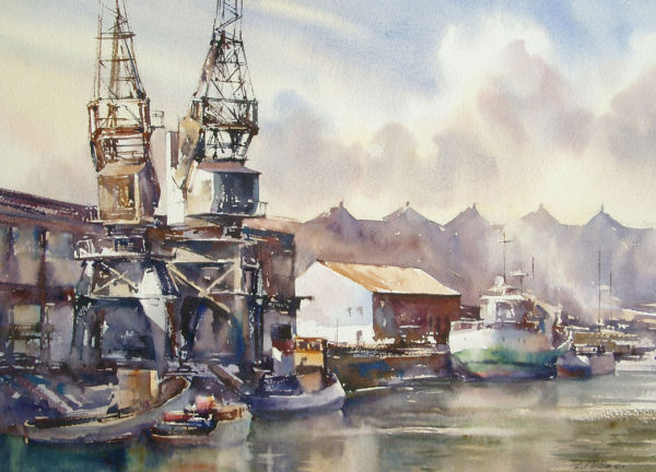 Harbourside cranes, Bristol