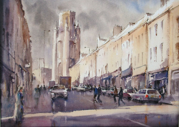 Park Street in the rain. SOLD
