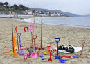 Tea Break on Lyme Regis Beach