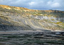 Black Venn on the Jurassic Coast World Heritage Site, between Lyme Regis and Charmouth