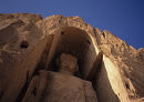 One of the great Buddhas at Bamyan, Afghanistan, since destroyed by the Taliban