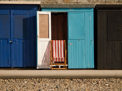 Beach hut Lyme Regis