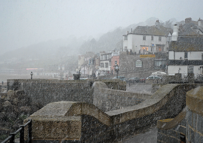 Lyme Regis snowfall