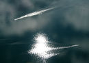 Reflections on Lake Lugano, Switzerland