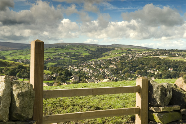 Holmfirth from Shaley Topby Phil Hack