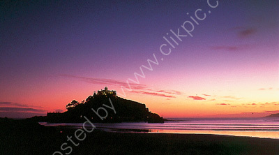 Sunset, St. Michael's Mount.