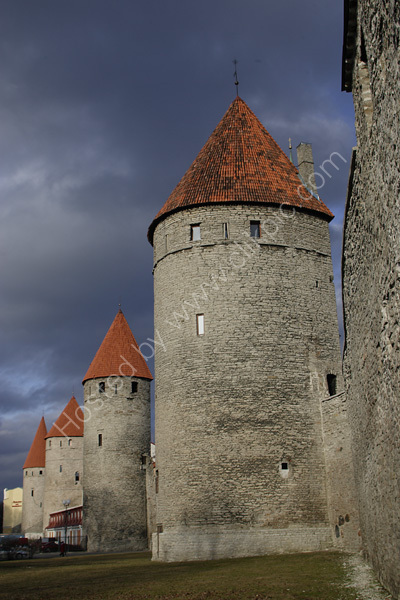 City Walls, Tallinn, Estonia.