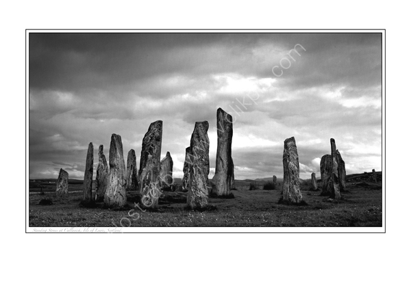 Standing Stones at Callanish, Isle of Lewis, Scotland. Limited Edition Print.