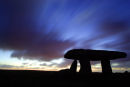 Lanyon Quoit, at dawn.
