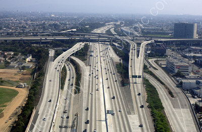 Flying into LA International, California, USA.